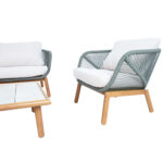 Sodo baldų komplektas TUXEDO stalas, sofa ir 2 kėdės - Image 6