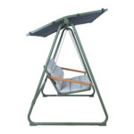 Sodo sūpynės MASSIOM 2-vietės, žalios spalvos - Image 3