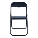 Sulankstoma kėdė CATERINA juoda/PVC - Image 2