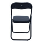 Sulankstoma kėdė CATERINA juoda/PVC - Image 4