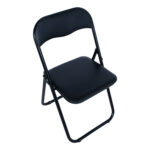 Sulankstoma kėdė CATERINA juoda/PVC - Image 6