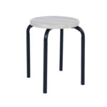 Kėdutė FOX juoda natūrali