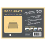 Baldų dangtis 170x170x90cm, atsparus oro sąlygoms - Image 4