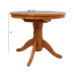 Valgomojo stalas MIX & MATCH D90/120xH74cm - Image 3