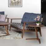 Šoninis staliukas LANA D50xH50cm, graikinis riešutas - Image 4