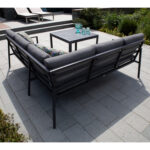 Sodo baldų komplektas ADRIAN stalas, kampinė sofa - Image 8