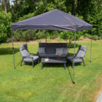 Sodo baldų komplektas CASPER stalas, sofa, 2 kėdės - Image 13