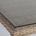 Stalas LARACHE 80x80xH75cm, smėlio spalvos - Image 3