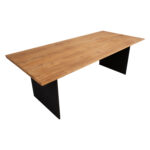 Valgomojo stalas VALENCIA 220x100xH75cm, ąžuolas - Image 2