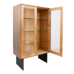 Vitrina VALENCIA 90x45xH160cm, ąžuolas - Image 3