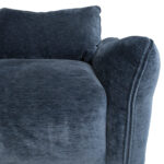 Kampinė sofa ir pufas DIVI tamsiai mėlyna - Image 4