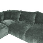 Kampinė sofa ir pufas DIVI mėtų žalumo - Image 3