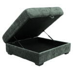 Kampinė sofa ir pufas DIVI mėtų žalumo - Image 7