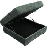 Kampinė sofa ir pufas DIVI mėtų žalumo - Image 8