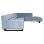 Kampinė sofa HASSO RC, sidabriškai pilka - Image 2