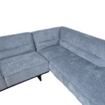 Kampinė sofa HASSO RC, sidabriškai pilka - Image 4