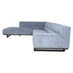 Kampinė sofa HASSO LC, sidabriškai pilka - Image 2