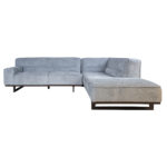 Kampinė sofa HASSO LC, sidabriškai pilka - Image 3