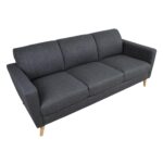 Sofa KAILI 3 vietų, tamsiai pilka - Image 3