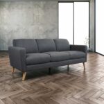 Sofa KAILI 3 vietų, tamsiai pilka - Image 8