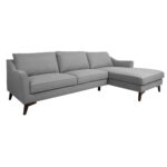 Kampinė sofa BIRGIT RC, pilka