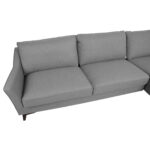 Kampinė sofa BIRGIT RC, pilka - Image 6