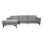 Kampinė sofa BIRGIT LC, pilka - Image 3