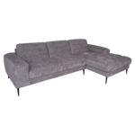 Kampinė sofa KRISTY RC, pilka