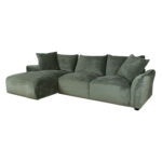 Kampinė sofa DIVI LC, mėtinė žalia