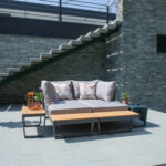 Sodo baldų komplektas MALTA modulinė sofa, 2 stalai - Image 17