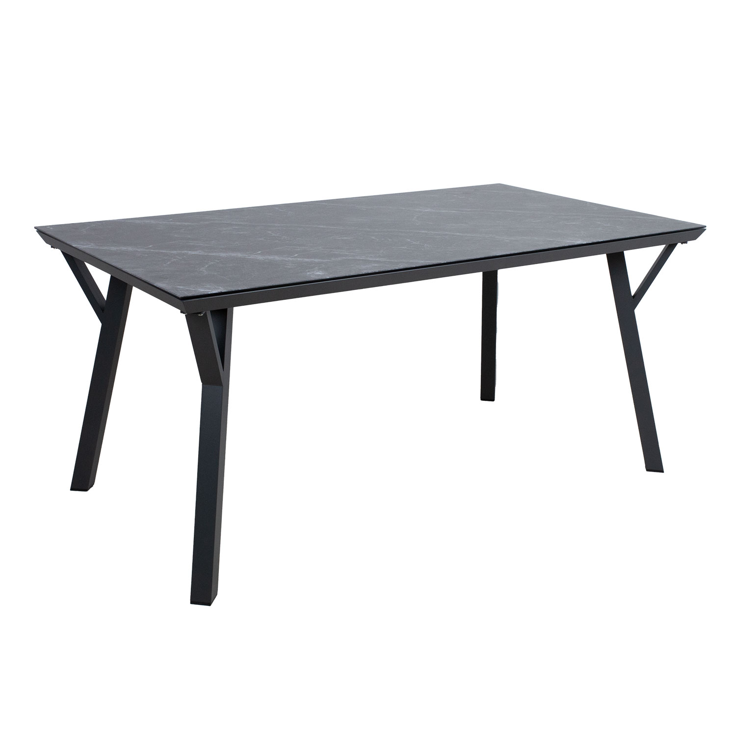 23536 Stalas CASPER 160x90H73cm, pilkos spalvos - Image 1