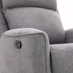 Atlošiamas krėslas MAREN su rankiniu mechanizmu, pilkas - Image 8