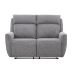 Sofa MAREN, dviejų vietų, su rankiniu mechanizmu, pilka - Image 4