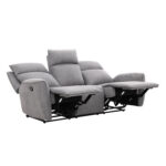 Trivietė sofa MAREN su rankiniu mechanizmu, pilka - Image 3