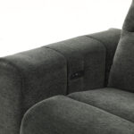 Atlošiamas krėslas MATIAS su elektriniu mechanizmu, pilkas - Image 8