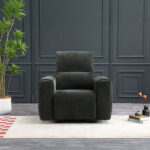 Atlošiamas krėslas MATIAS su elektriniu mechanizmu, pilkas - Image 10