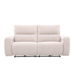 Trivietė atlošiama sofa MATIAS su elektriniu mechanizmu, šviesios smėlio spalvos - Image 5