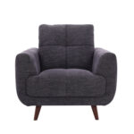 Fotelis STEVE tamsiai pilkas - Image 2