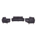 Fotelis STEVE tamsiai pilkas - Image 6