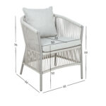 Kėdė SILVA pilkšvai smėlio spalvos - Image 2