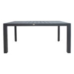 Stalas TOMSON 160x90xH73, tamsiai pilkas - Image 3