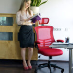 Darbo kėdė RAGUSA raudona - Image 4