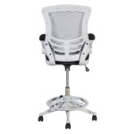 Aukšta darbo kėdė TRIBECCA pilka - Image 3