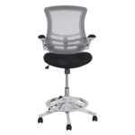 Aukšta darbo kėdė TRIBECCA pilka - Image 4