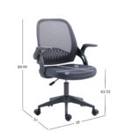 Darbo kėdė EMMY pilka - Image 7