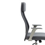 Darbo kėdė ELMER pilka / juoda - Image 9