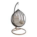 Pakabinama kėdė DROPLET juoda