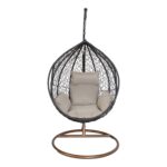 Pakabinama kėdė DROPLET juoda - Image 3