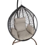 Pakabinama kėdė DROPLET juoda - Image 4