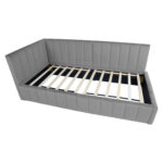 Lova JASPER 90x200cm, pilka - Image 3